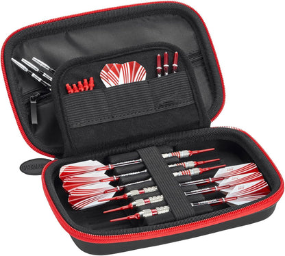Sentinel Dart Case with Zipper - Holds 6 Darts - Tactech Foam Protection Red
