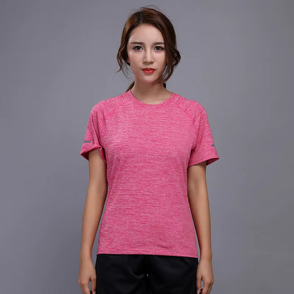 2019 Running Shirts Women Tennis Basketball Badminton Tee Soccer Sport Jogging Quick Dry Yoga Workout Gym Sport Tops