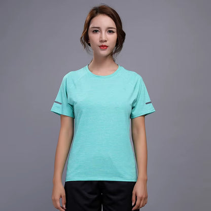 2019 Running Shirts Women Tennis Basketball Badminton Tee Soccer Sport Jogging Quick Dry Yoga Workout Gym Sport Tops