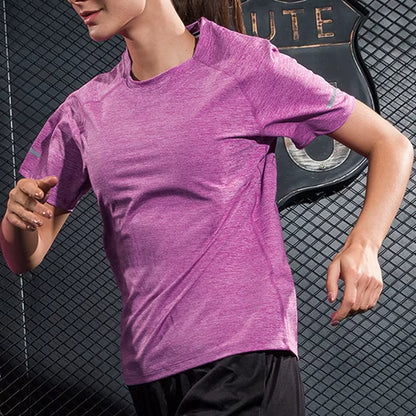 2019 Running Shirts Women Tennis Basketball Badminton Tee Soccer Sport Jogging Quick Dry Yoga Workout Gym Sport Tops