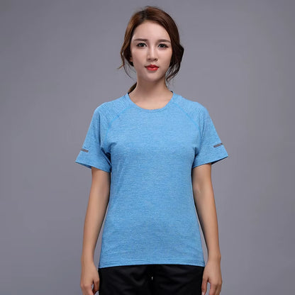 2019 Running Shirts Women Tennis Basketball Badminton Tee Soccer Sport Jogging Quick Dry Yoga Workout Gym Sport Tops