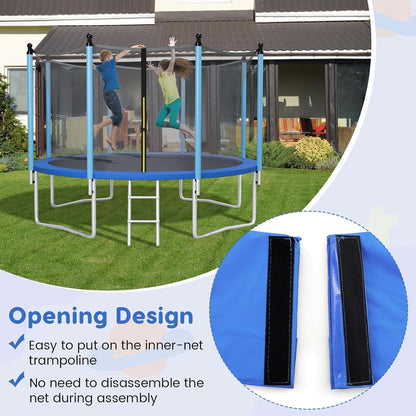 Trampoline Pad, 8Ft 10Ft 12Ft 14Ft 15Ft 16Ft Trampoline Replacement Safety Pad, No Holes for Pole, Waterproof Trampoline Accessories Spring Cover