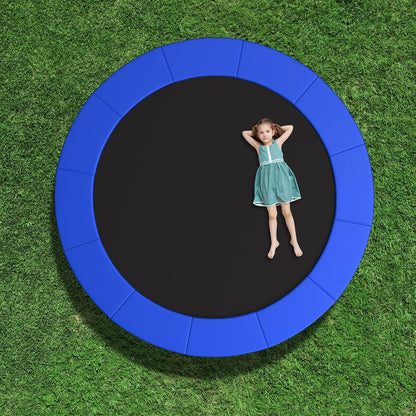 Trampoline Pad, 8Ft 10Ft 12Ft 14Ft 15Ft 16Ft Trampoline Replacement Safety Pad, No Holes for Pole, Waterproof Trampoline Accessories Spring Cover