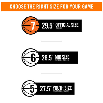 Max Grip Official Size 7 Basketball, 29.5 Inch
