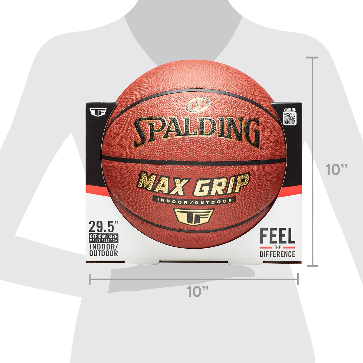 Max Grip Official Size 7 Basketball, 29.5 Inch