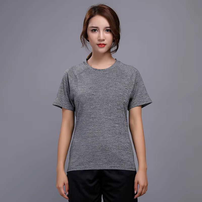 2019 Running Shirts Women Tennis Basketball Badminton Tee Soccer Sport Jogging Quick Dry Yoga Workout Gym Sport Tops