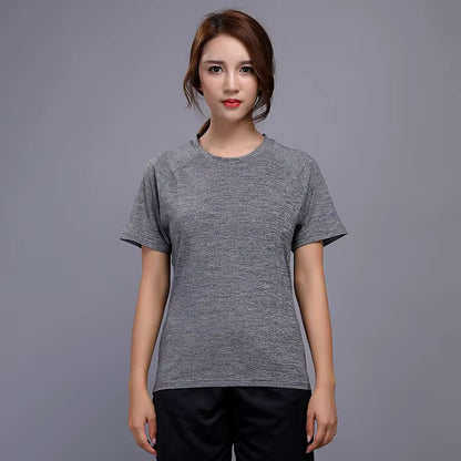 2019 Running Shirts Women Tennis Basketball Badminton Tee Soccer Sport Jogging Quick Dry Yoga Workout Gym Sport Tops